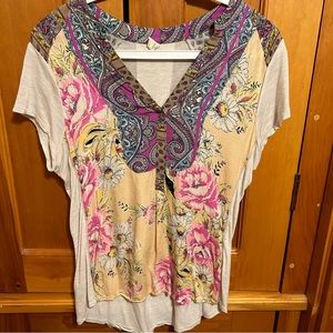 Anthropologie V neck tee